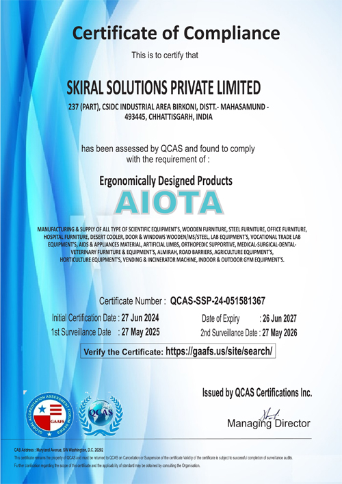 Skiral Certificate 